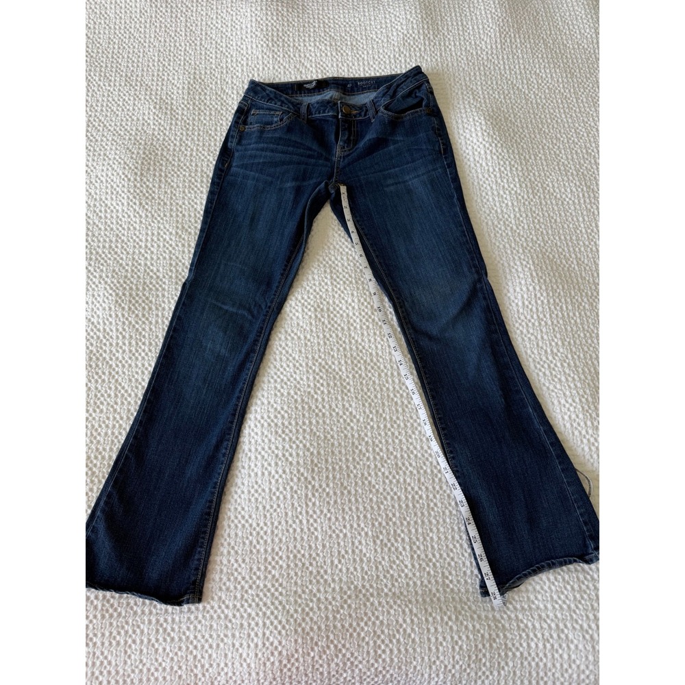 Simply Vera Vera Wang Jeans Women 4P Dark Blue Denim Bootcut Mid Rise Petite